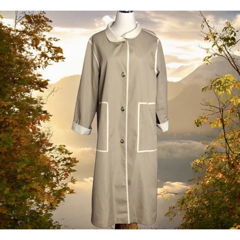 Bonnie Cashin Raincoat Small Beige Turnlock Vintage Weatherwear Russel Taylor